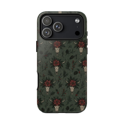 Inked Christmas Skull Tough Case