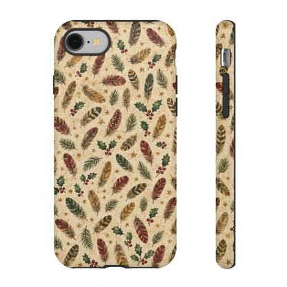Christmas Feathers Tough Case
