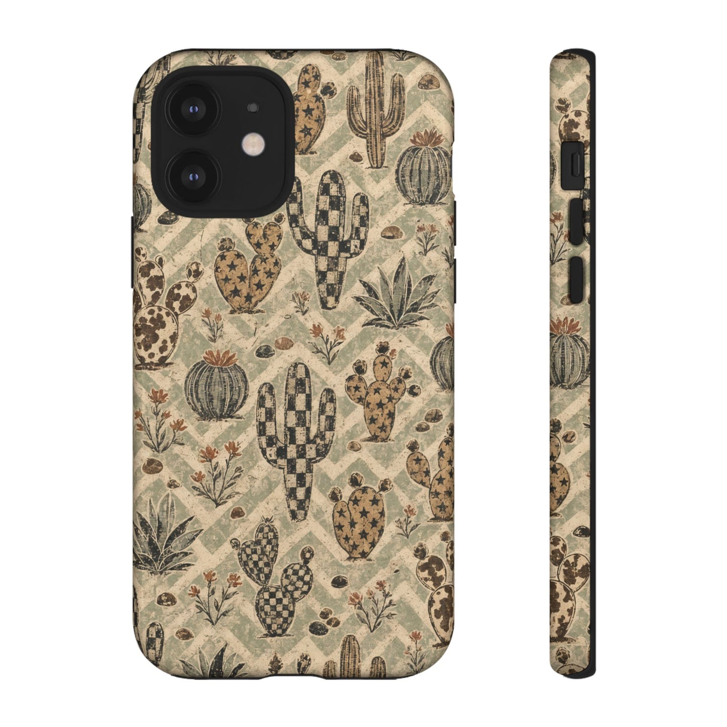 Checkered Cactus Tough Case