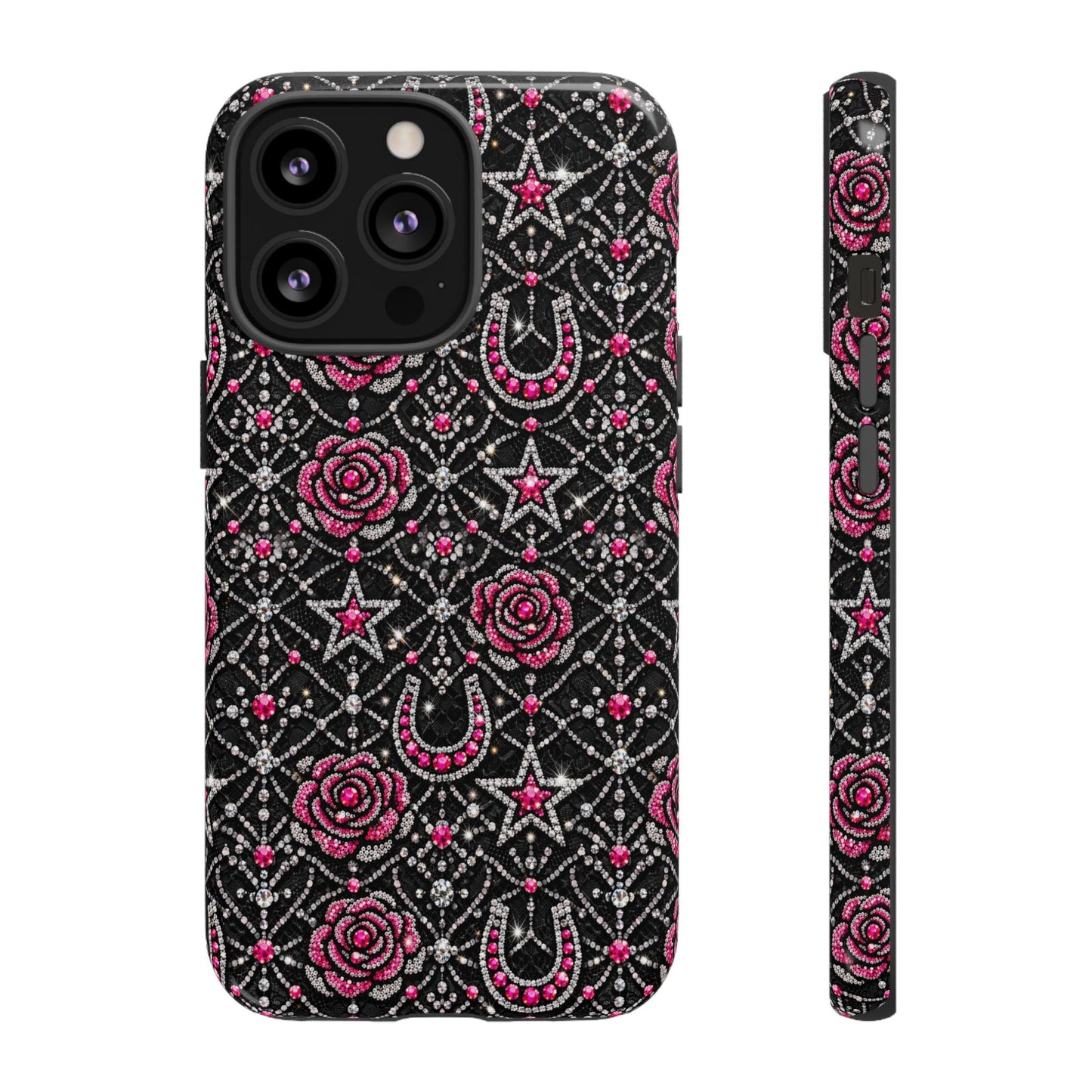 Rhinestone Rose Tough Case