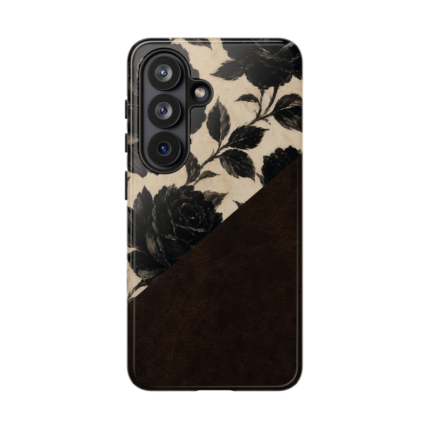 Rose Leather Tough Case
