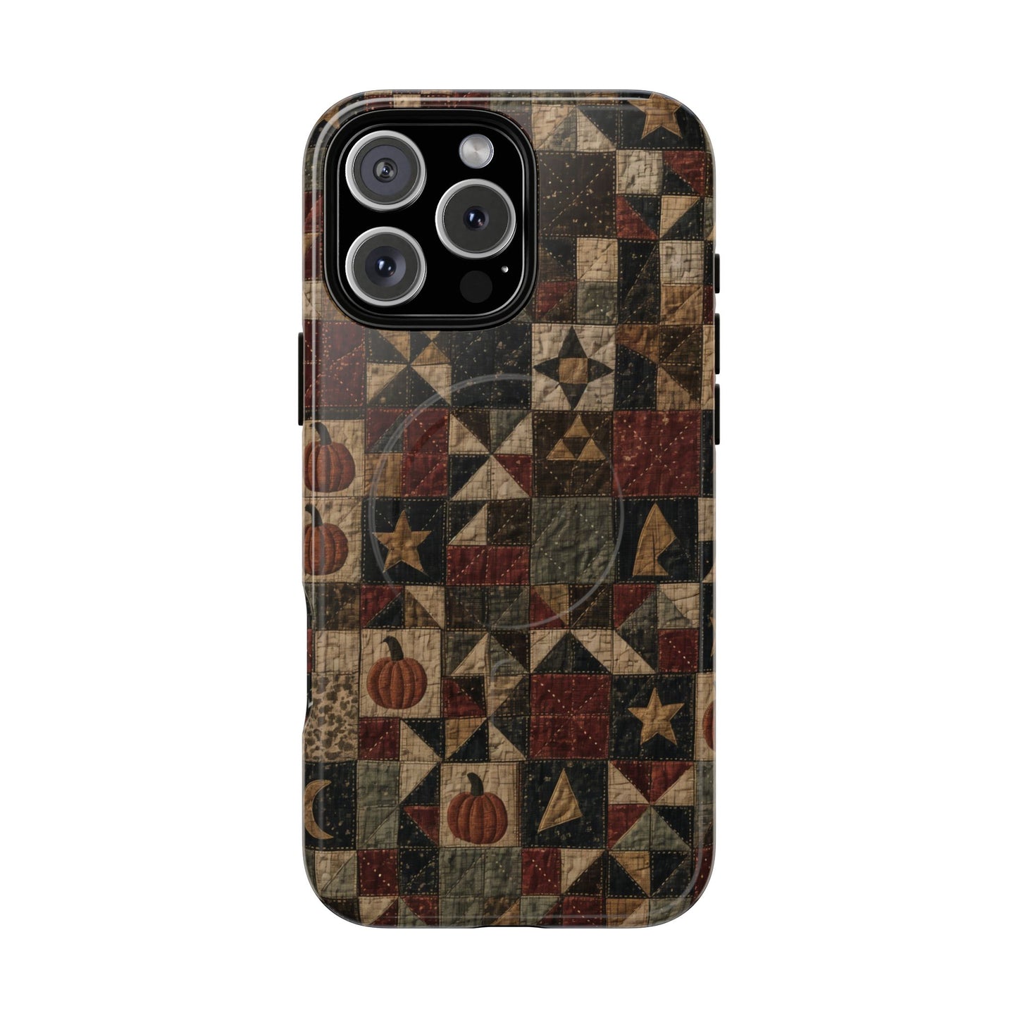 Pumpkin Patchwork Magnetic Case