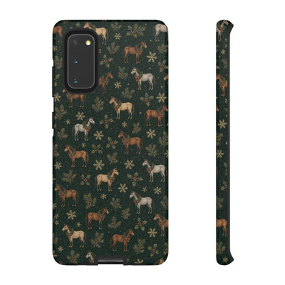 Evergreen Horses Tough Case