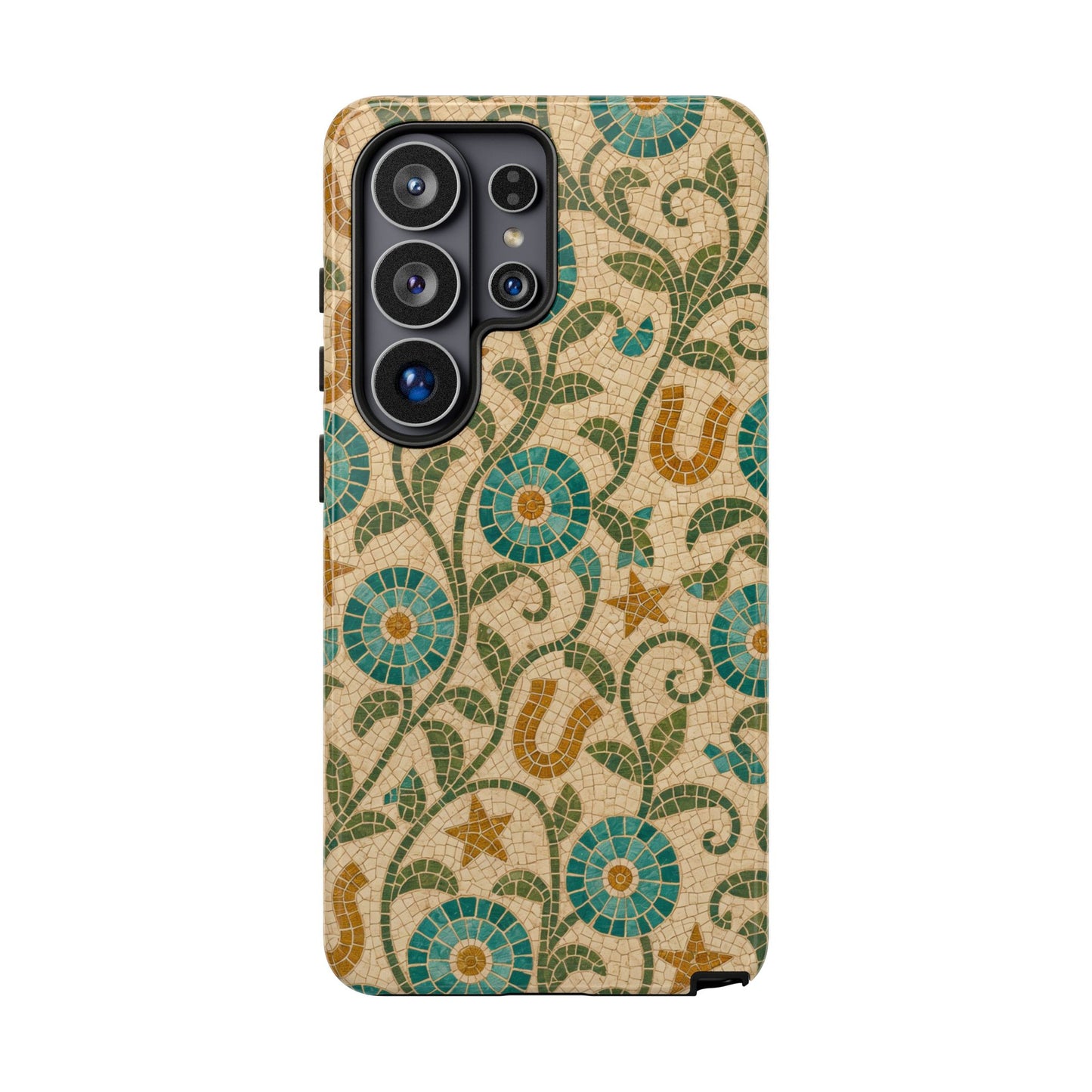 Turquoise Horseshoe Mosaic Tough Case