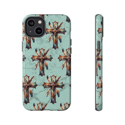 Crosses And Feathers Tough Case