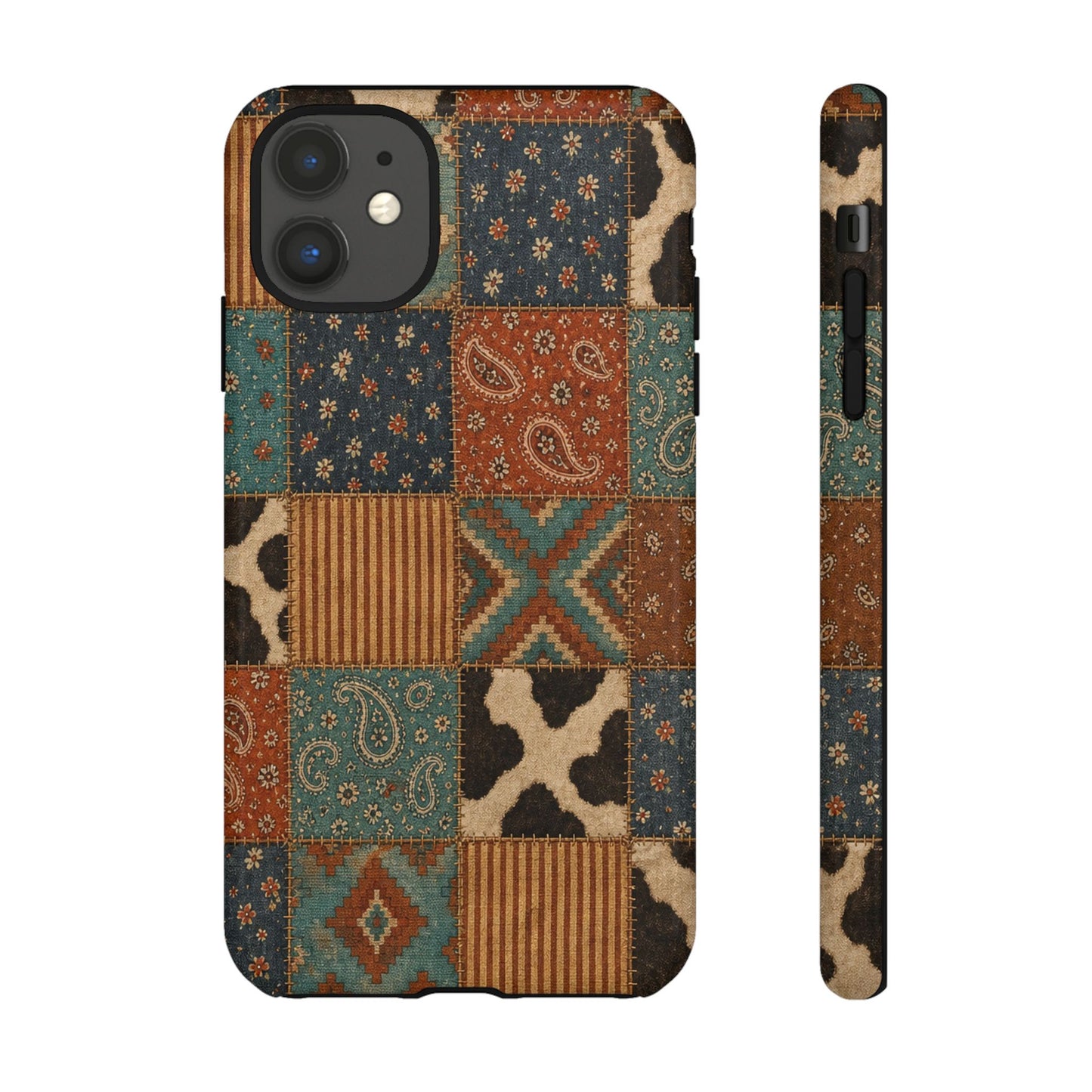 Turquoise Patchwork Tough Case