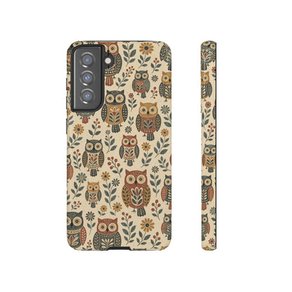 Folk Owls Tough Case