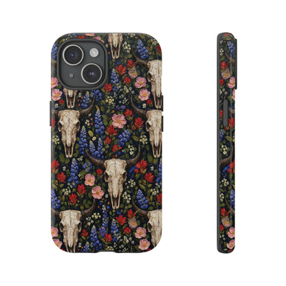 Floral Skull Tough Case