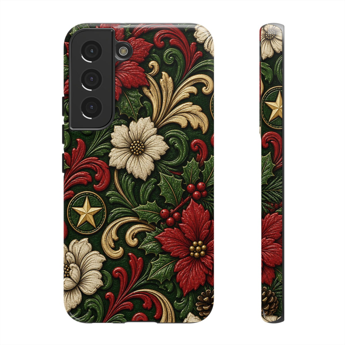 Tooled Christmas Stars Tough Case