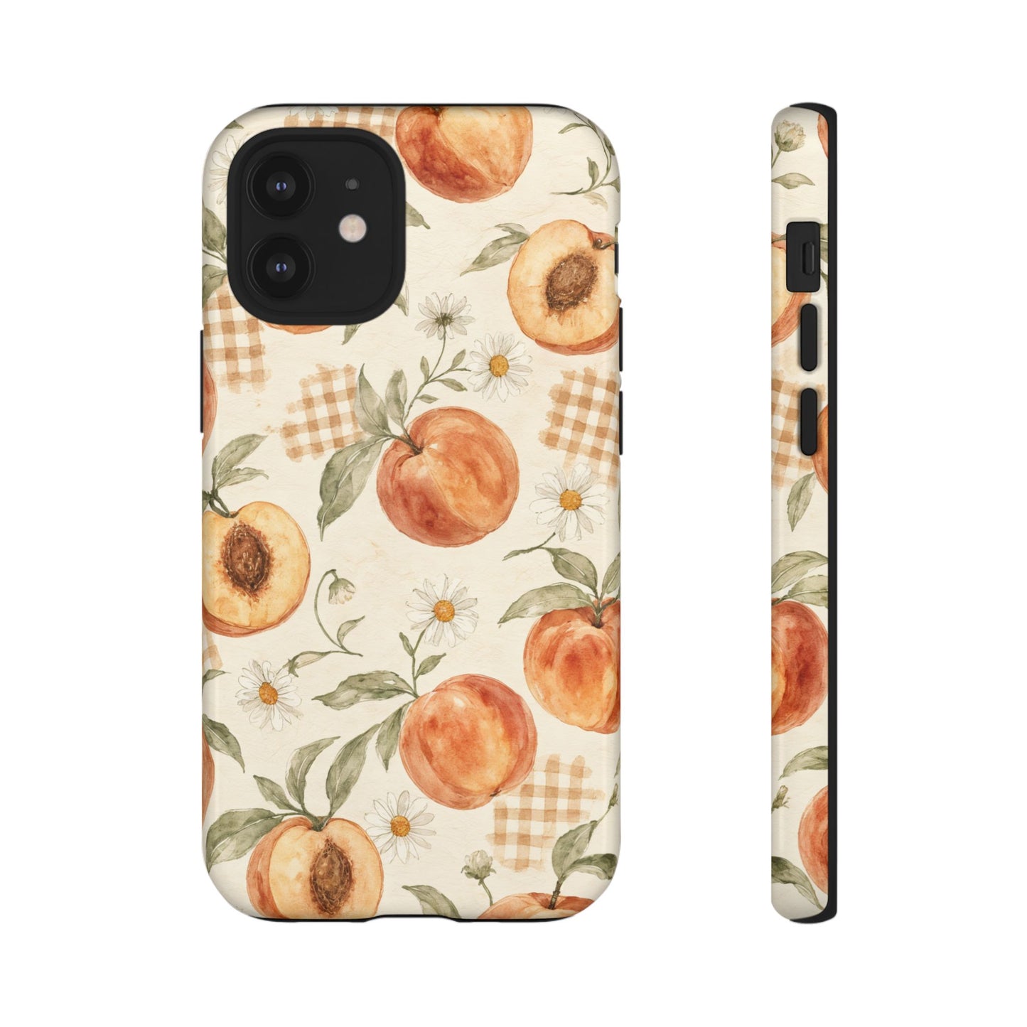 Peachy Gingham Tough Case