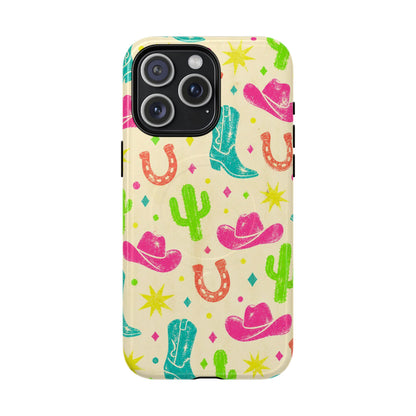 Neon Stamp Magnetic Case