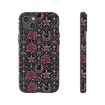 Rhinestone Rose Tough Case