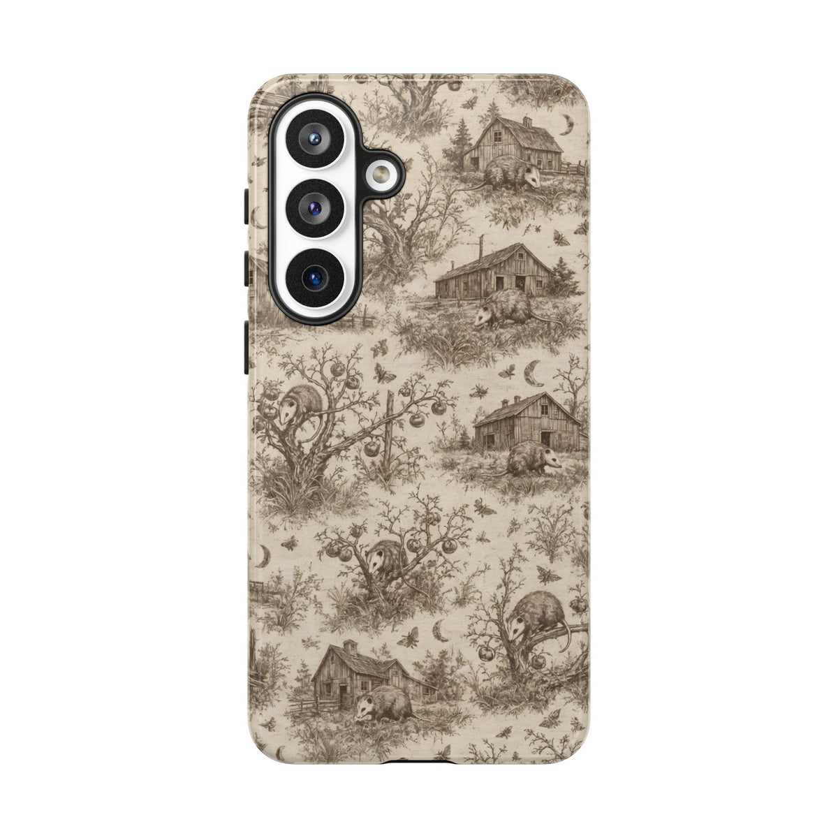 Opossum Toile Tough Case