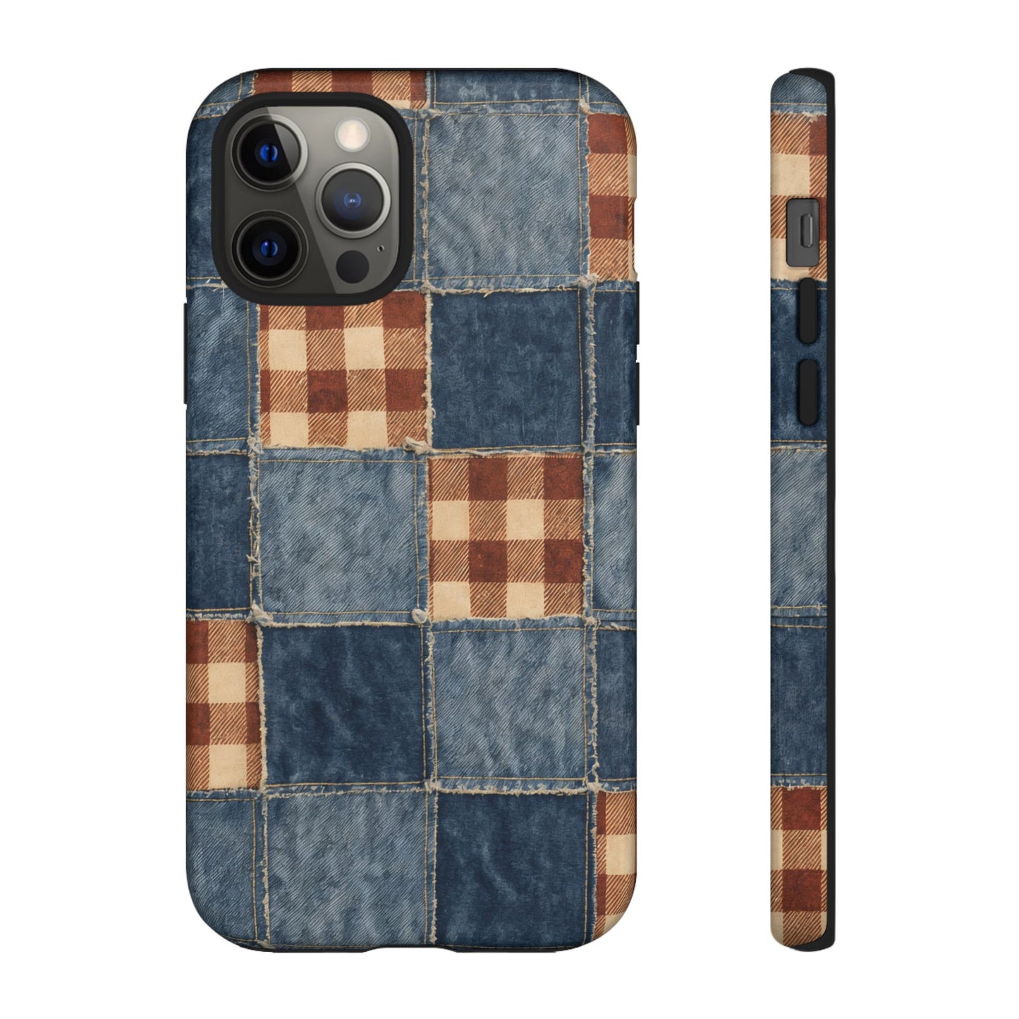 Denim Patchwork Tough Case