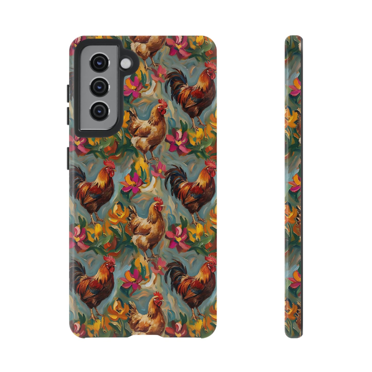 Painted Chickens Tough Case
