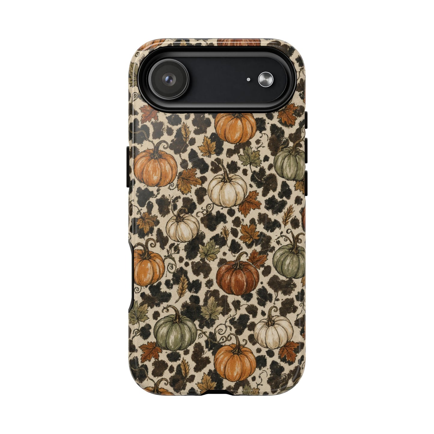 Cowhide Pumpkin Patch Magnetic Case