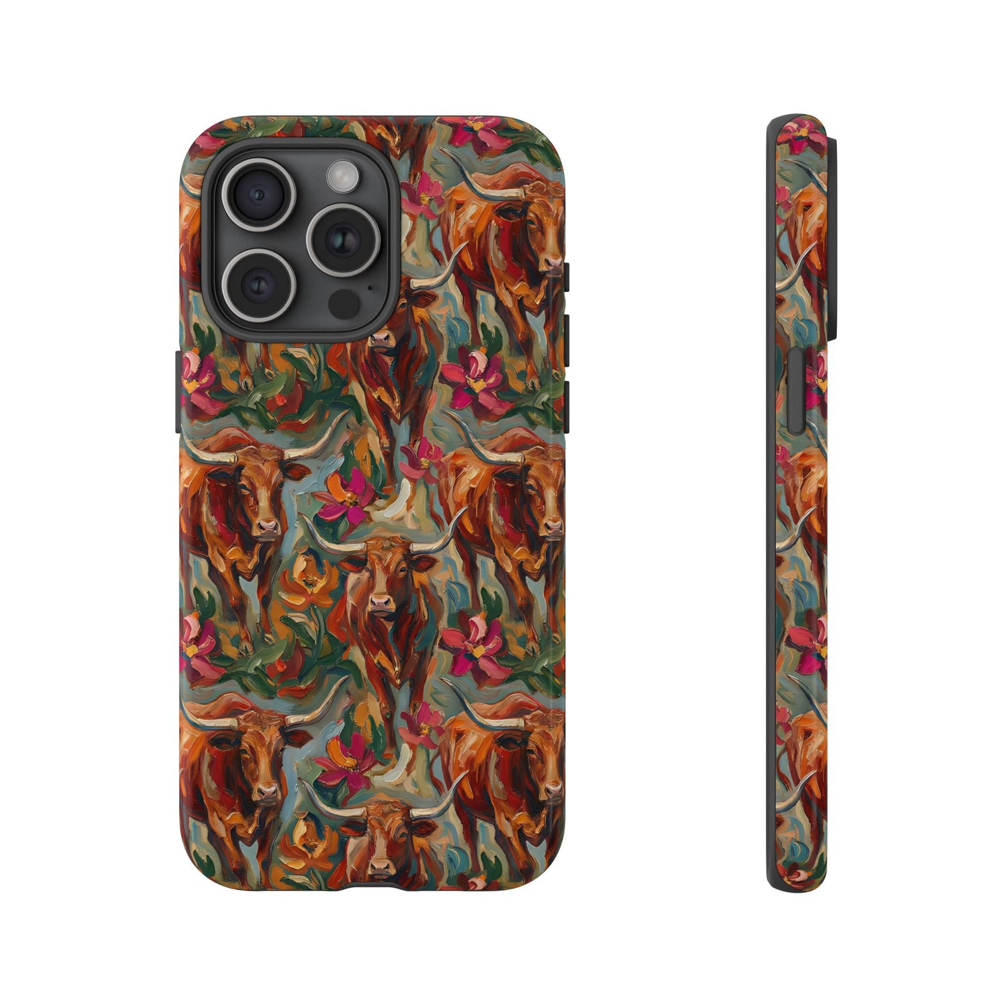 Painted Longhorns Tough Case
