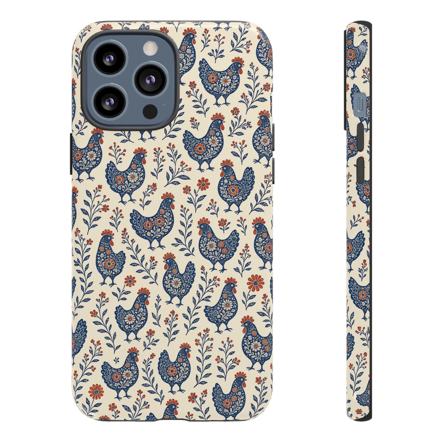 Folk Hens Tough Case