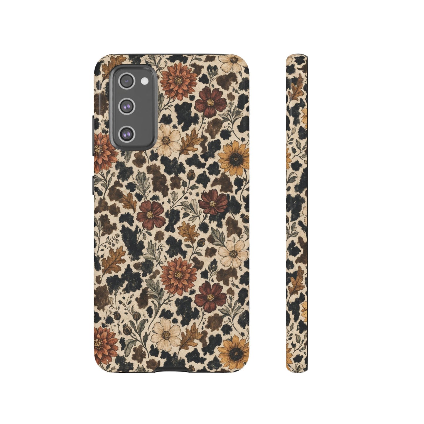 Autumn Cowhide Bloom Tough Case