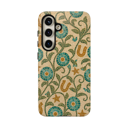 Turquoise Horseshoe Mosaic Tough Case