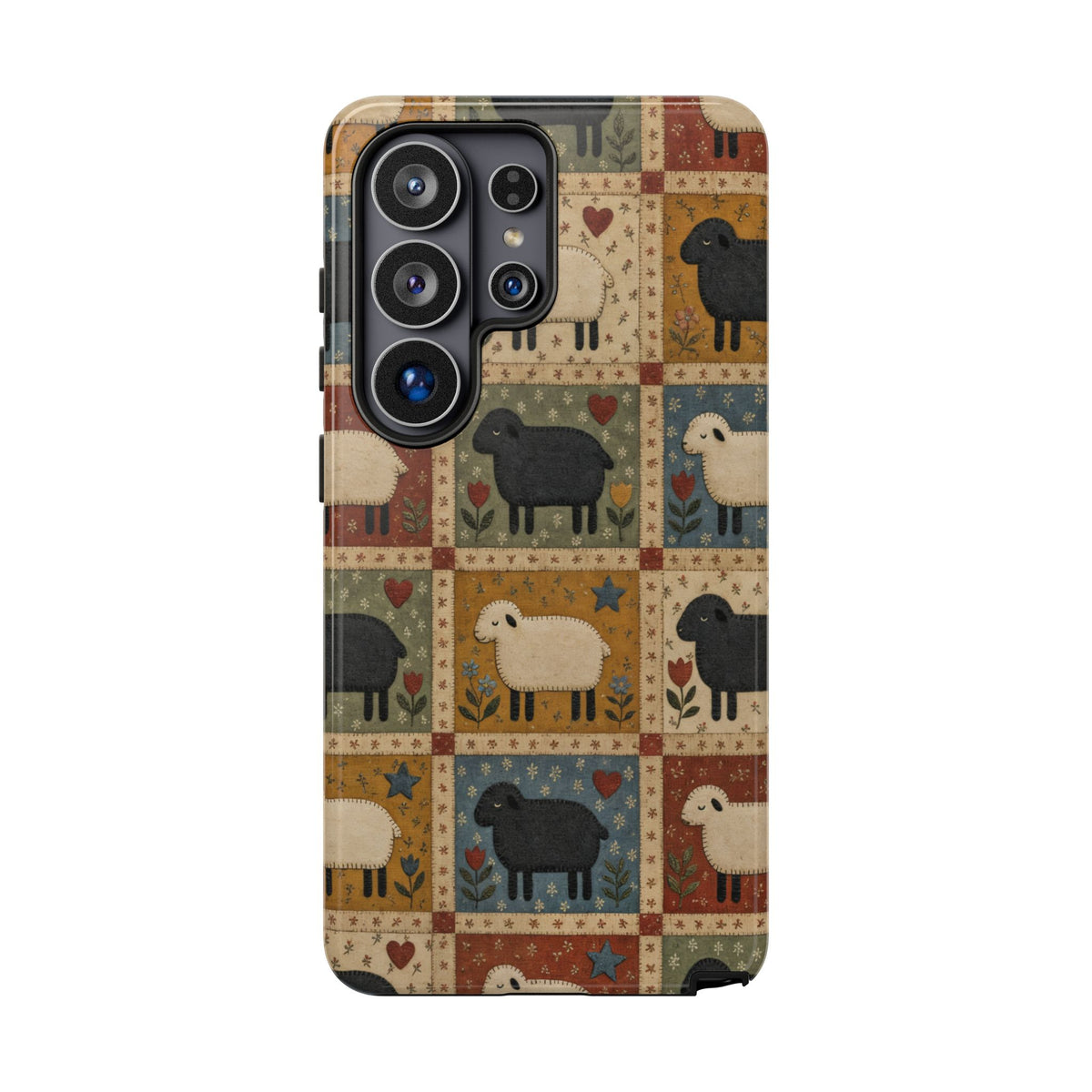 Sheep Quilt Tough Case
