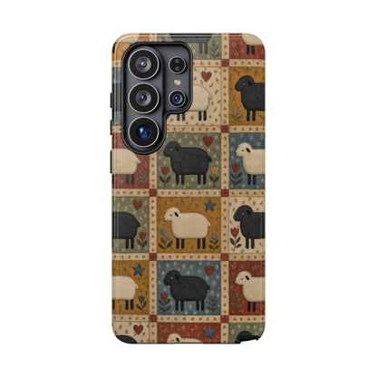 Sheep Quilt Tough Case