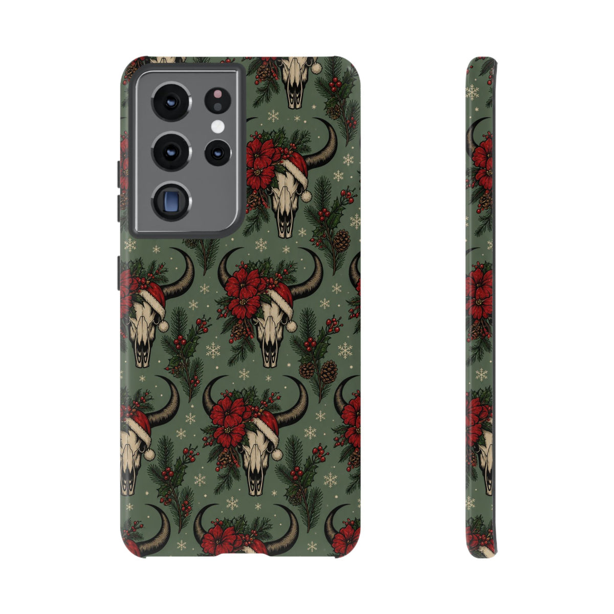 Santa Bull Skulls Tough Case