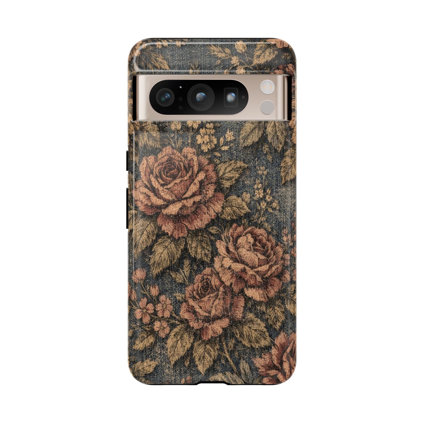Denim Blooms Tough Case