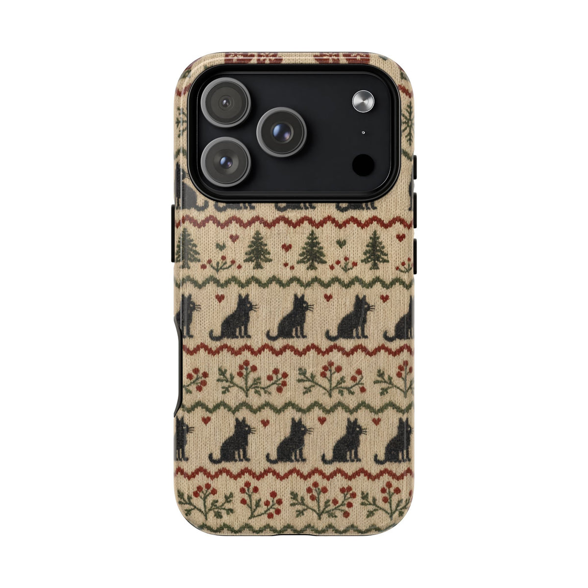 Black Cat Sweater Magnetic Case