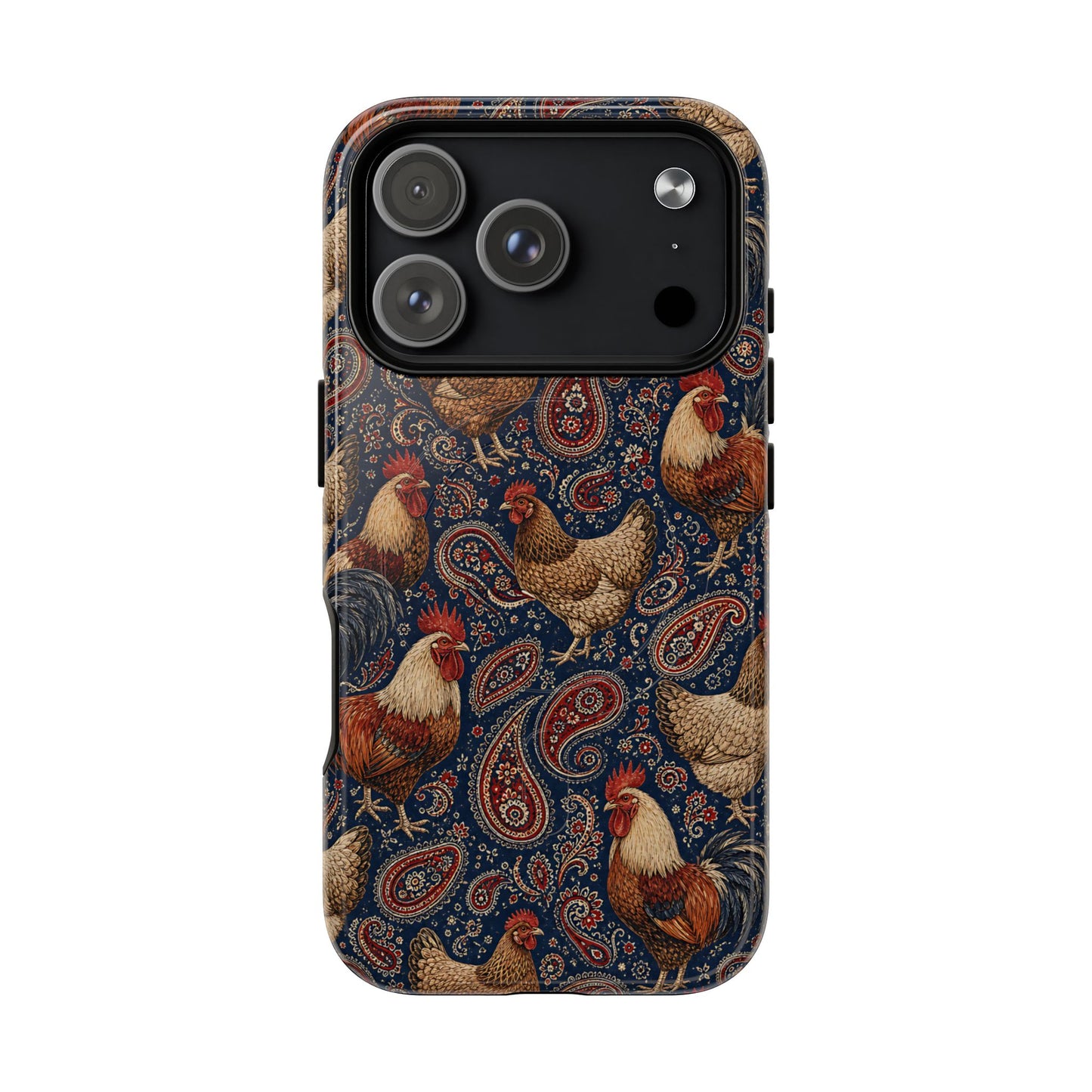 Patriotic Paisley Chickens Magnetic Case