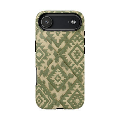 Sage Aztec Quilt Magnetic Case