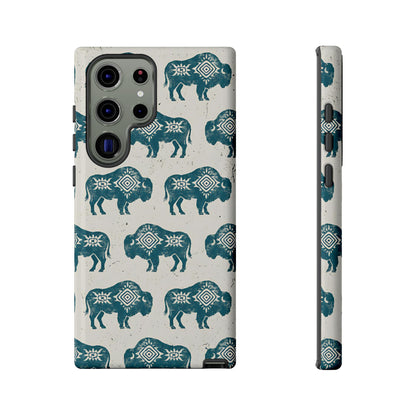 Teal Aztec Buffalo Tough Case