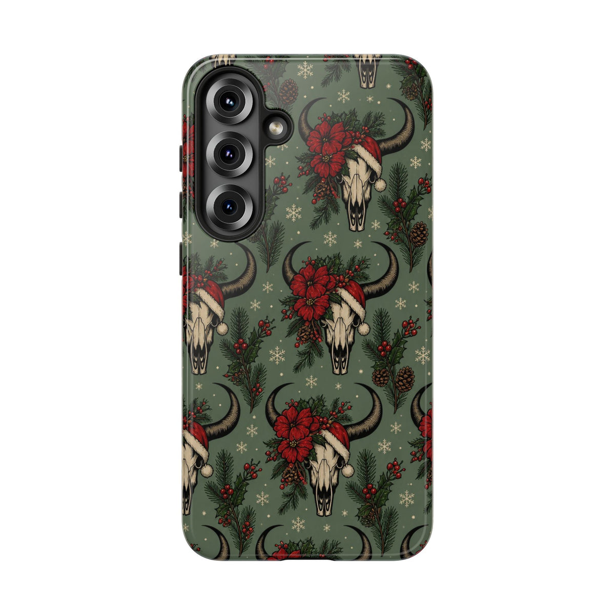 Santa Bull Skulls Tough Case