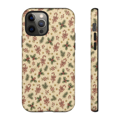 Candy Cane Gingham Tough Case