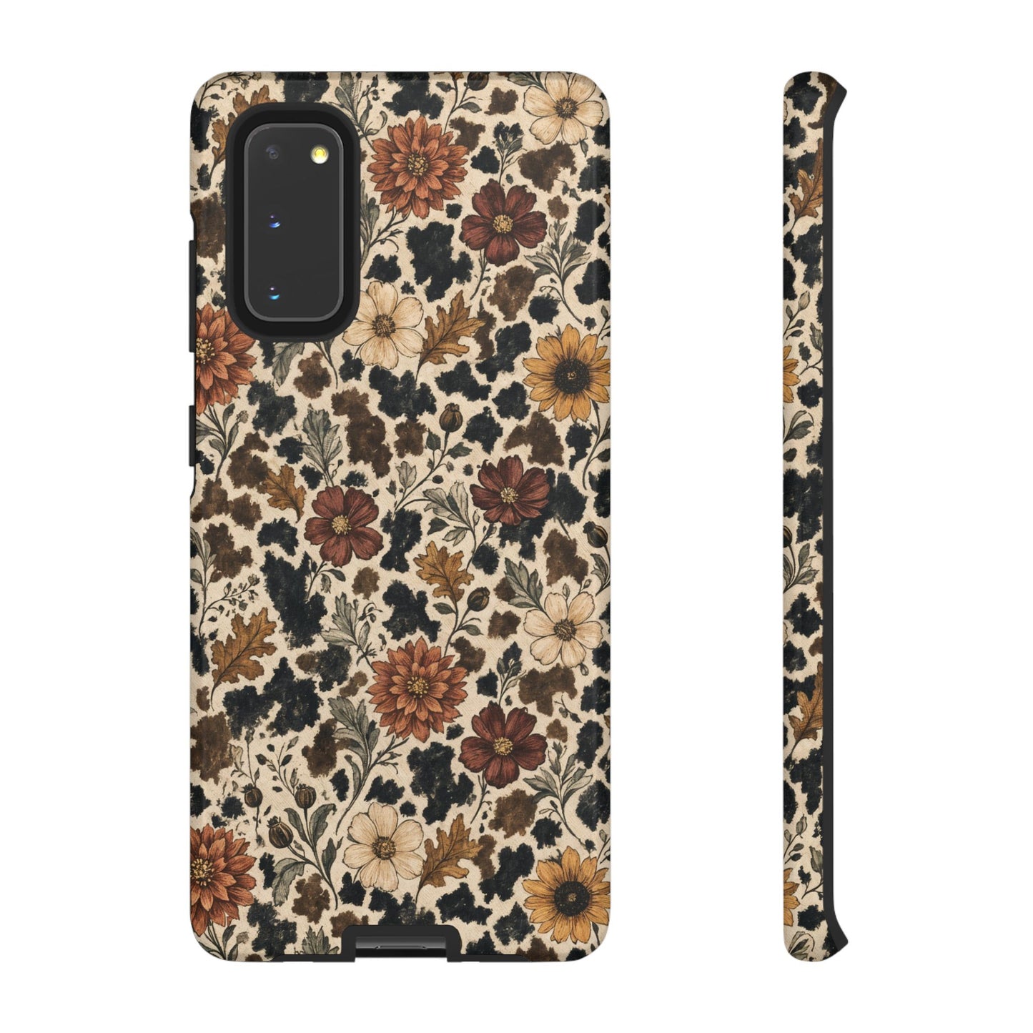 Autumn Cowhide Bloom Tough Case