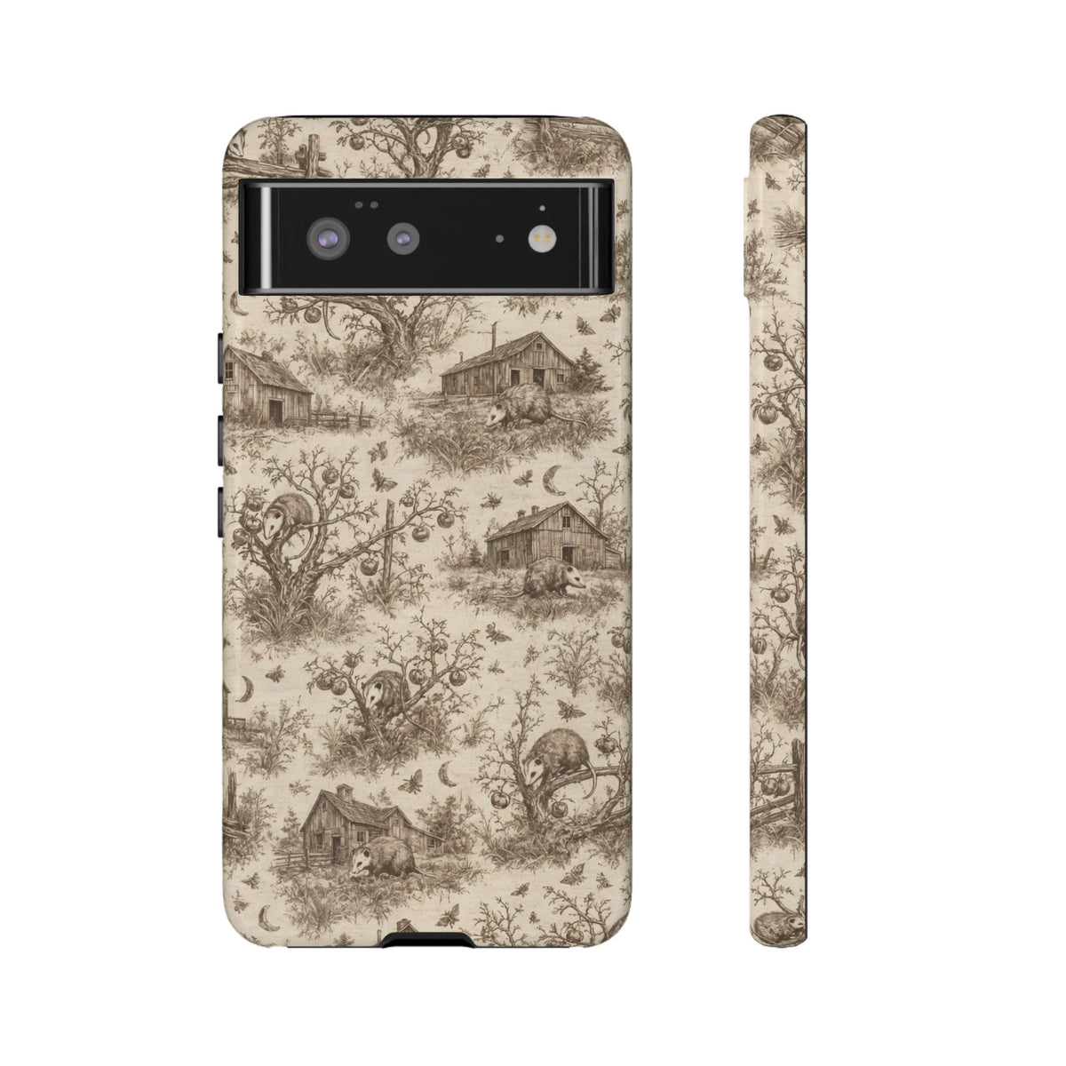 Opossum Toile Tough Case