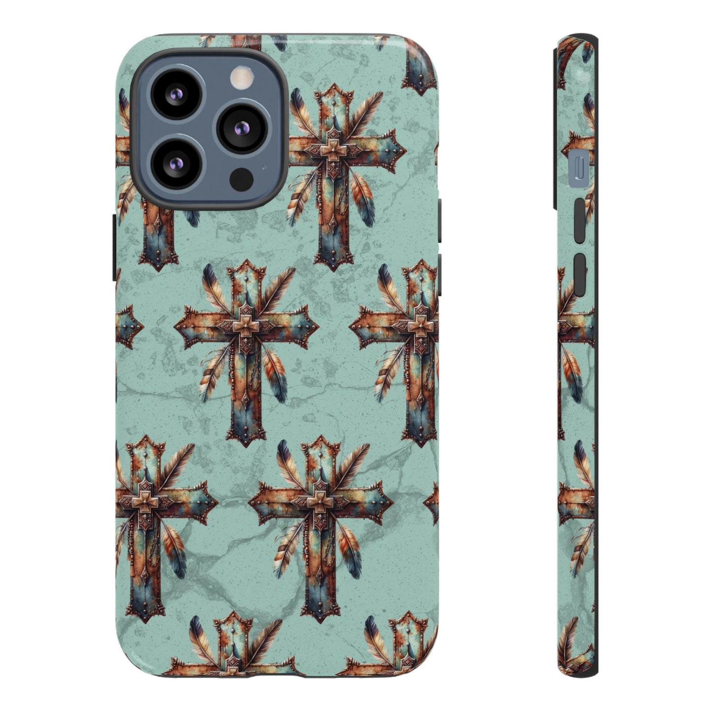 Crosses And Feathers Tough Case