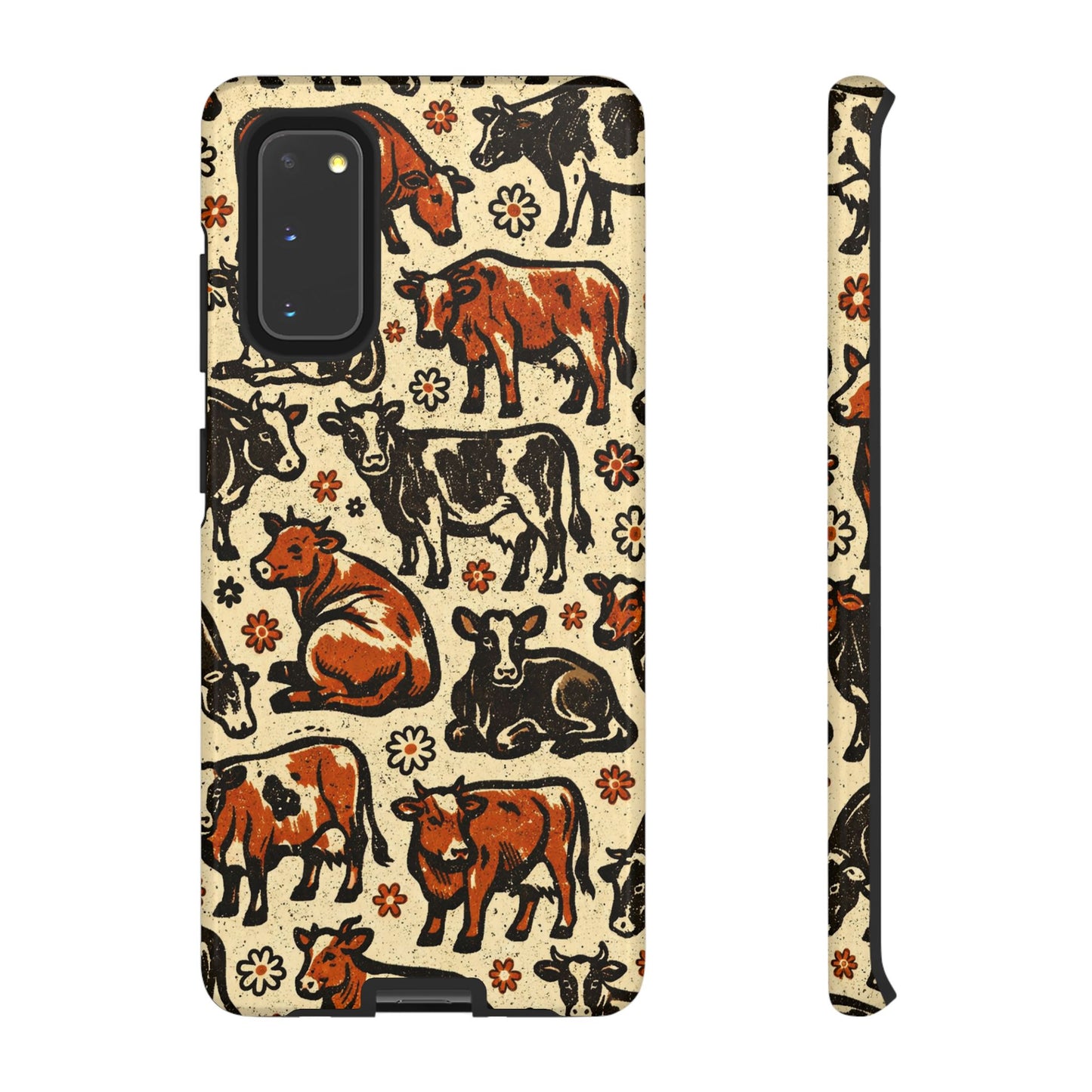 Retro Cows Tough Case
