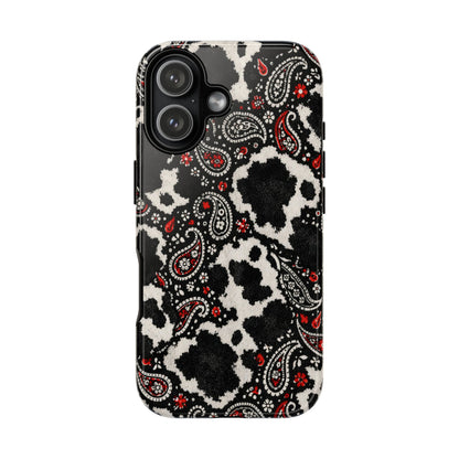 Paisley Cowhide Tough Case
