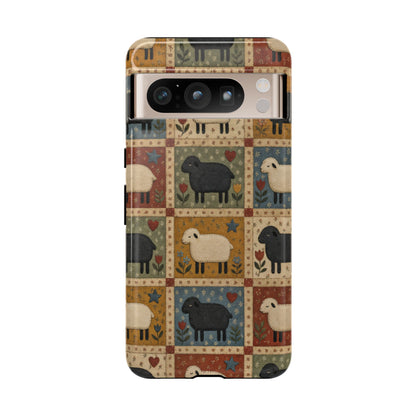 Sheep Quilt Tough Case