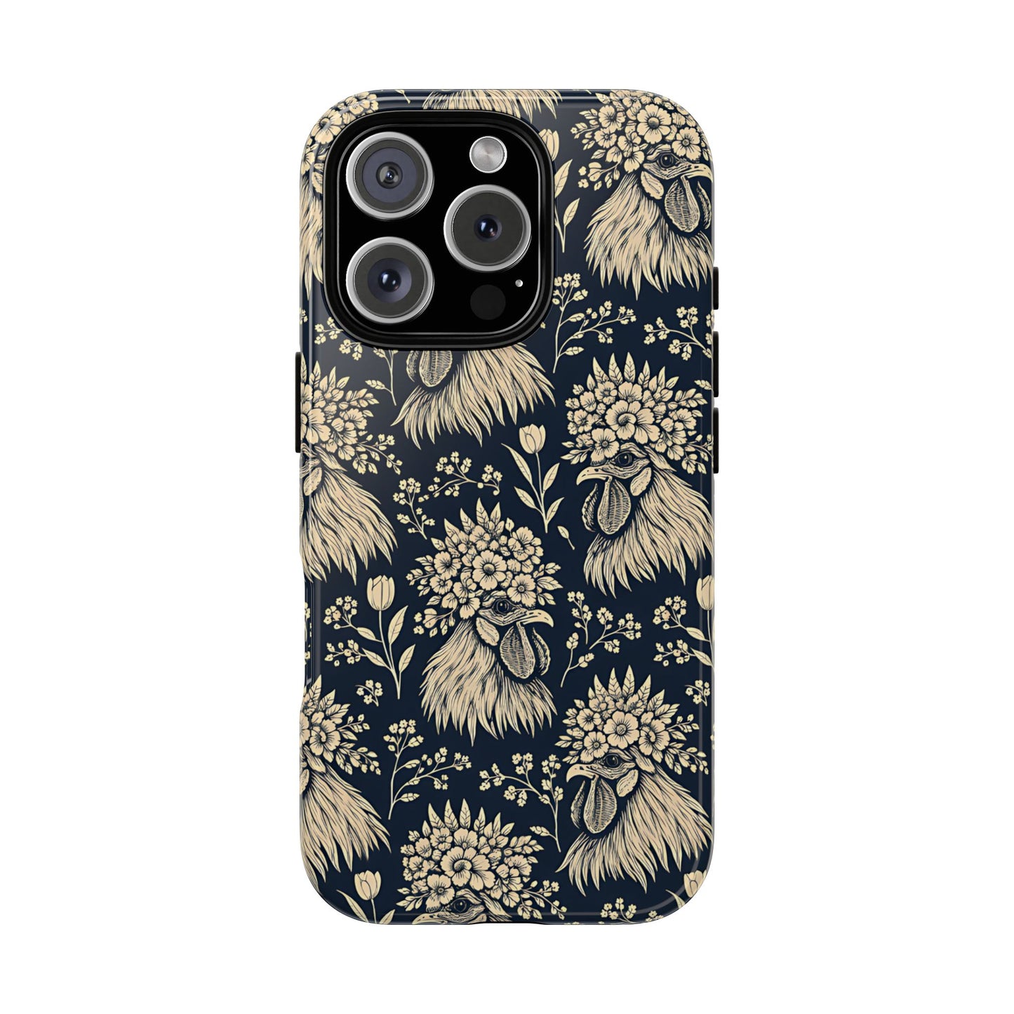 Floral Rooster Tough Case