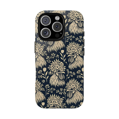 Floral Rooster Tough Case