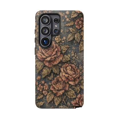 Denim Blooms Tough Case