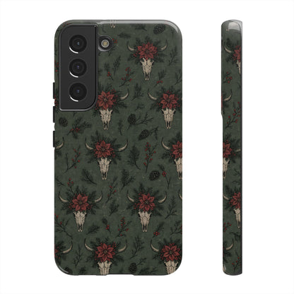 Inked Christmas Skull Tough Case
