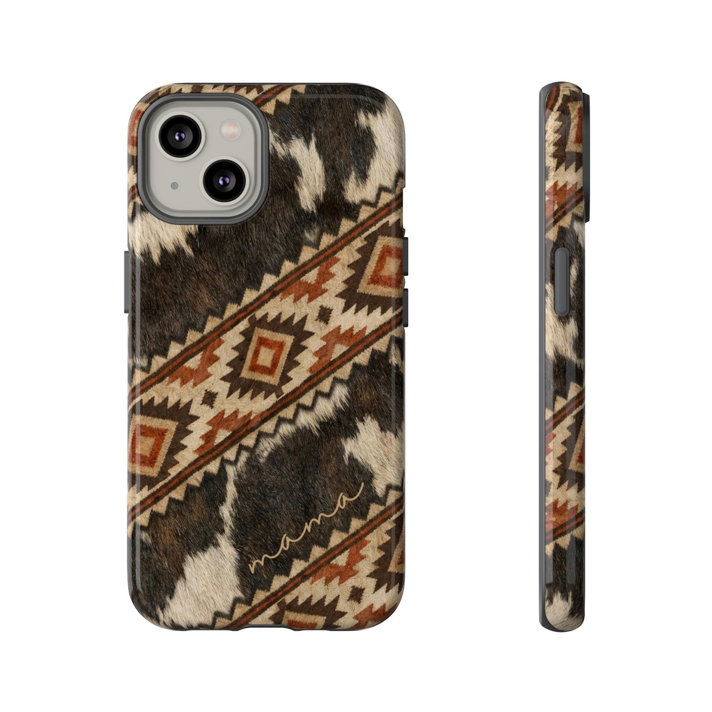 Cowhide Aztec Mama Tough Case