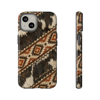 Cowhide Aztec Mama Tough Case