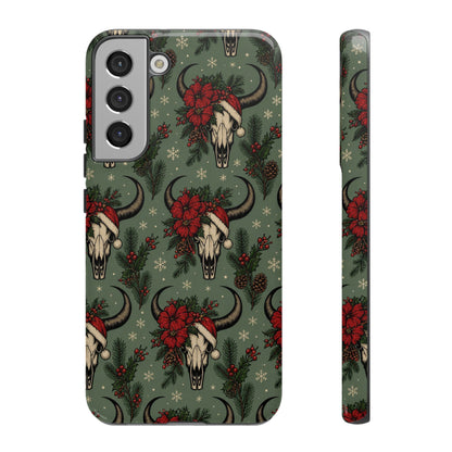 Santa Bull Skulls Tough Case