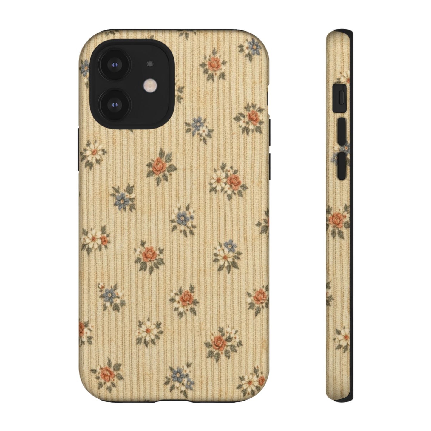 Striped Floral Tough Case
