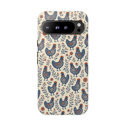 Folk Hens Tough Case
