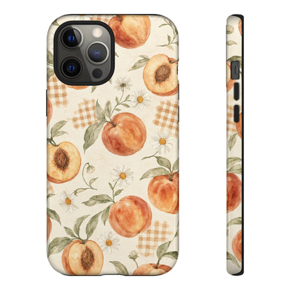 Peachy Gingham Tough Case